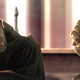 Ewan McGregor as Obi Wan Kenobi with the awful CGI Yoda